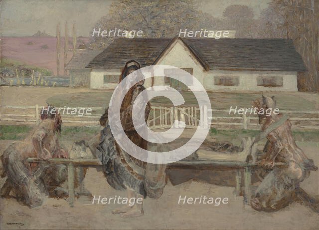 Return to his homeland, c1911. Creator: Jacek Malczewski.