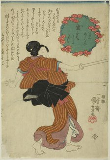Ohatsu, c. 1847/48. Creator: Utagawa Kuniyoshi.