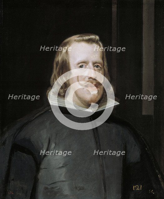 Portrait of Philip IV of Spain, c. 1653. Artist: Velàzquez, Diego (1599-1660)