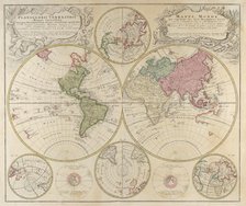 Planiglobii Terrestris Mappa Universalis..., 1746. Creator: Johann Baptista Homann.