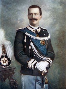 Victor Emmanuel III, King of Italy, late 19th-early 20th century.Artist: Giacomo Brogi