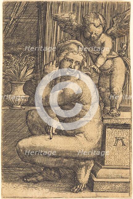 Crouching Venus, c. 1525/1530. Creator: Albrecht Altdorfer.