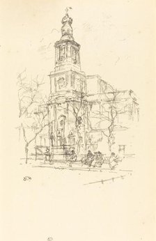 Saint Anne's, Soho, 1896. Creator: James Abbott McNeill Whistler.