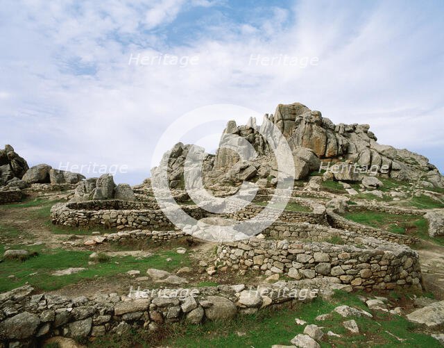 Castro de Barona, Galicia, Spain, Celtic Period, (1998). Creator: LTL.