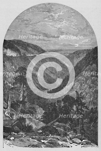 'View at Allegrippus', 1883. Artist: Meeder & Chubb.