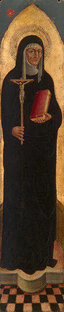 Saint Monica from an Augustinian altarpiece, 1450/75. Creator: Unknown.