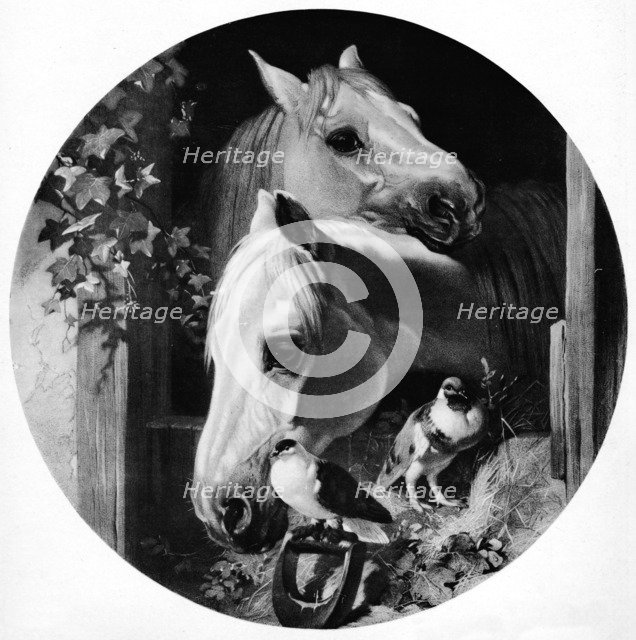 'Society of Friends', c1852, (1912). Artist: John Frederick Herring I.