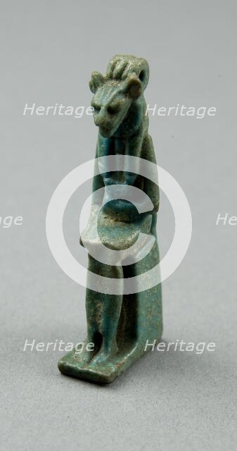 Amulet of the Goddess Bastet, Egypt, Third Intermediate Period, Dynasty 21-25 (1070-656 BCE). Creator: Unknown.