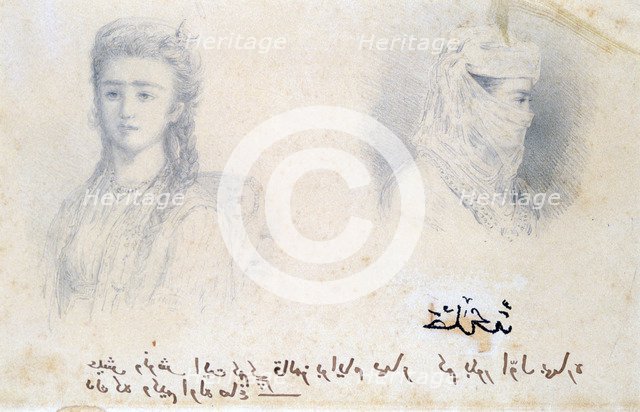 'Aziyadé', c1879. Artist: Louis Marie Julien Viaud