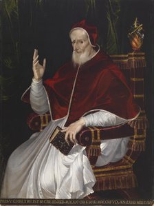 Portrait of Pope Pius V, c1566. Creator: Bartolomeo Passarotti.