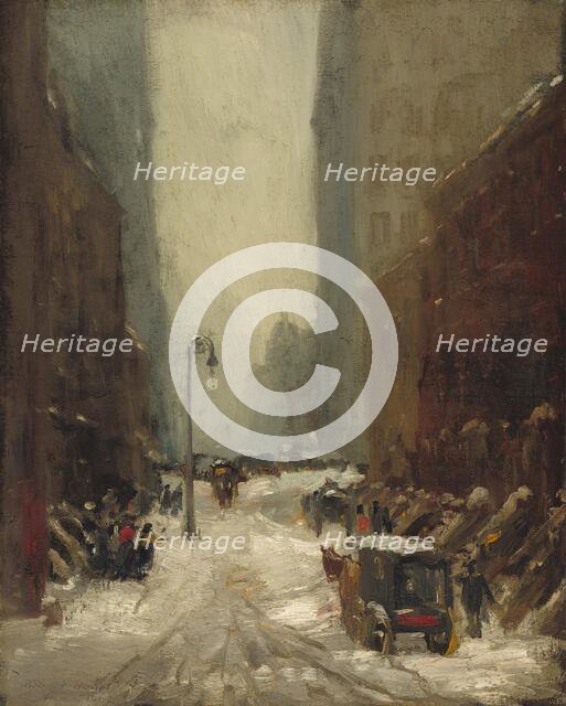 Snow in New York, 1902. Creator: Robert Henri.