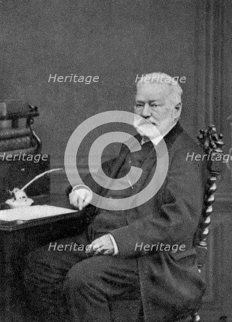 Victor Hugo, French author, 1872. Artist: Unknown
