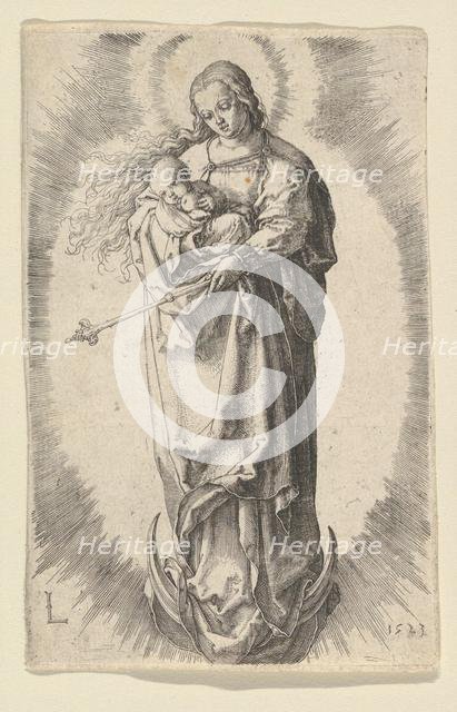 The Virgin with Child on the Crescent, 1523. Creator: Lucas van Leyden.