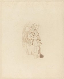 Holy Family? with Angels l.1: The March of the Intellect, 19th century. Creator: Unknown.