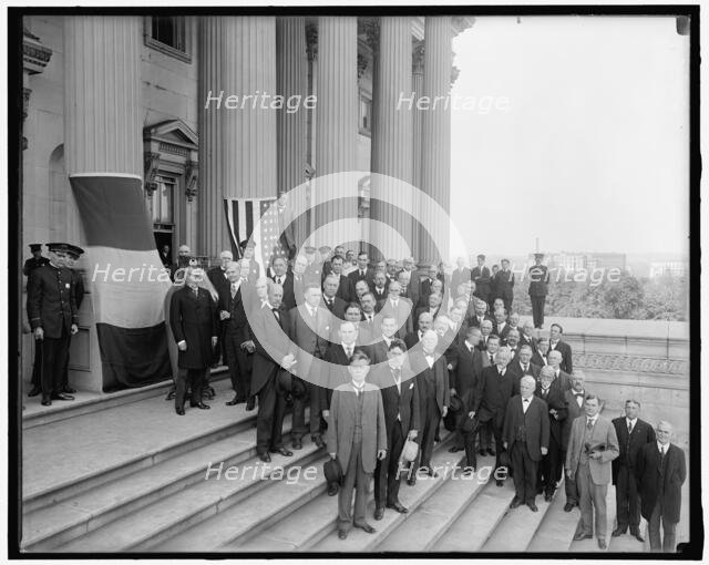 French Vases being presented to U.S. Senate, between 1910 and 1920. Creator: Harris & Ewing.