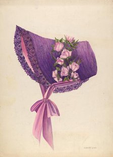 Bonnet, 1935/1942. Creator: Florence Earl.