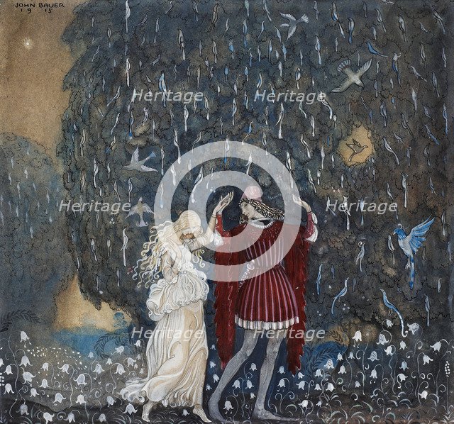 Lena Dances with the Knight. Among Gnomes and Trolls, 1915.