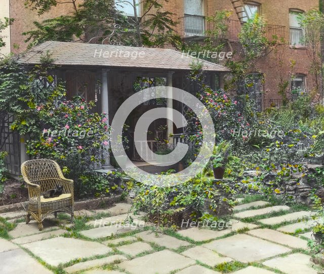 "Flagstones," Charles Clinton Marshall house, 117 West 55th Street, New York, between 1921 and 1922. Creator: Frances Benjamin Johnston.