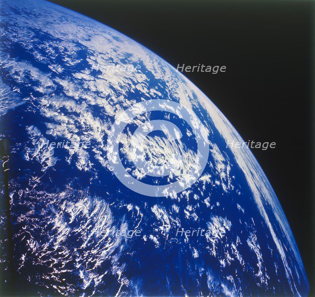 Earth from space - the Indian Ocean off Australia seen from Gemini 11, September 1966. Creator: NASA.