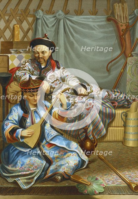 Buryats, 1862.  Artist: Anon