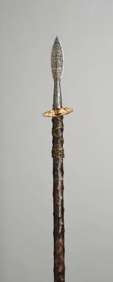 Boar Spear, Austria, 1680/1700 with later decoration. Creator: Unknown.