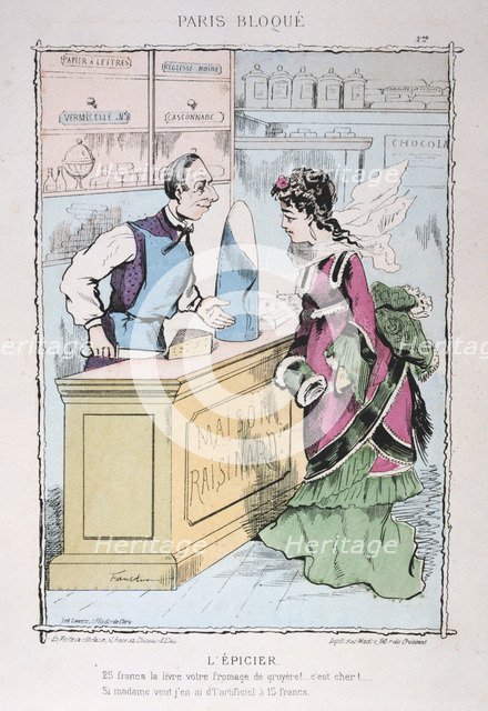'L'Epicier', 1870-1871. Artist: Anon