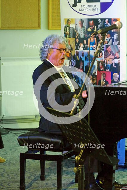 Peter Malinverni, Anais Reno Quartet, Watermill Jazz Club, Dorking, Surrey, July 2024. Creator: Brian O'Connor.