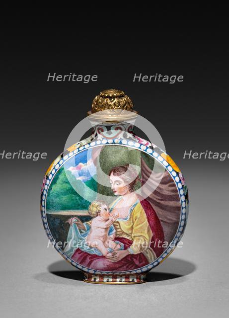 Snuff Bottle with Stopper, 1736-1795. Creator: Unknown.