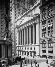 New York Stock Exchange, between 1900 and 1905. Creator: Unknown.