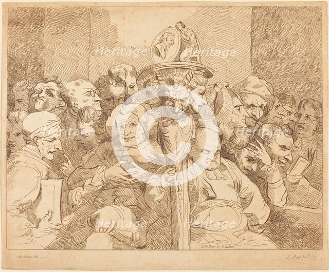 A Fellow of Maudlin, 1784. Creator: Lydia Bates.