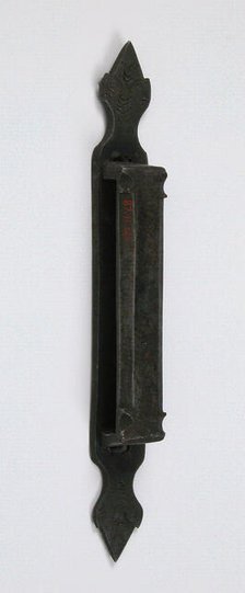 Stanchion-Plate or Staple, German, late 16th century. Creator: Unknown.