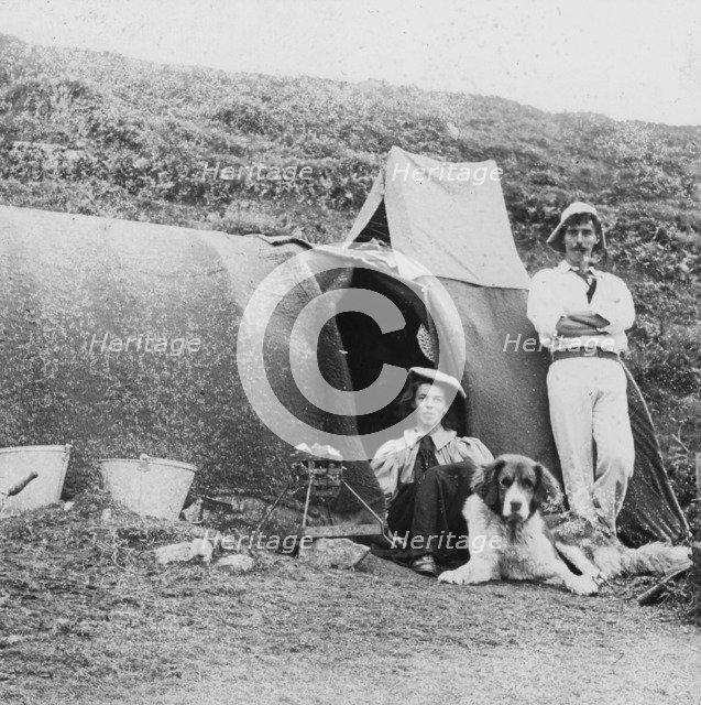 Camping, early 20th century(?). Artist: Unknown