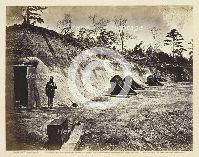 Battery No. 4, Near Yorktown, Virginia, May 1862. Creator: Wood & Gibson.