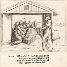 The Nativity, 1548. Creator: Augustin Hirschvogel.