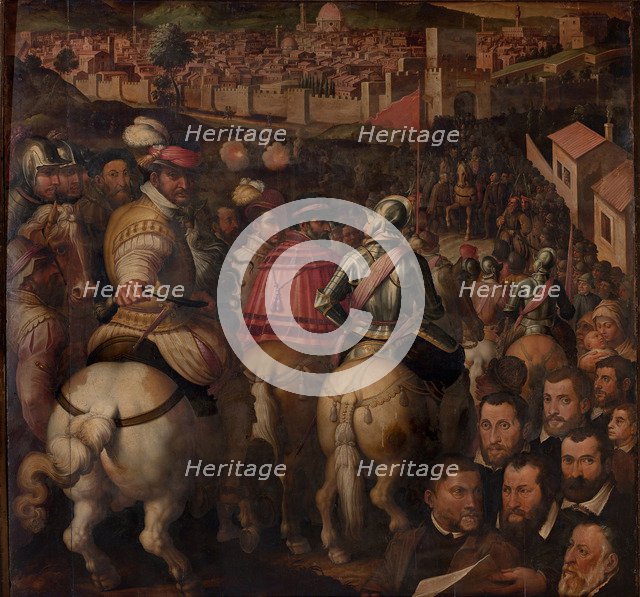Triumph of the war against Siena, 1563-1565. Artist: Vasari, Giorgio (1511-1574)