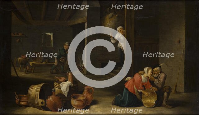 Unpleasant Surprise (Mismatched Couple), c1670s. Creator: Cornelis Mahu.