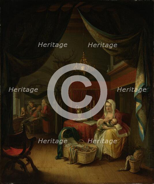 Triptych: Allegory of Art Training, c.1770. Creator: Willem Joseph Laquy.