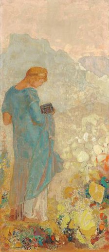 Pandora, 1910/1912. Creator: Odilon Redon.