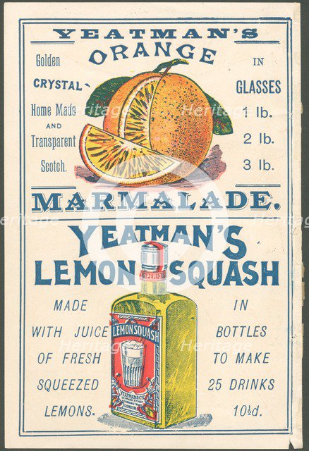 Yeatman Yeast powder, 1890s. Artist: Unknown