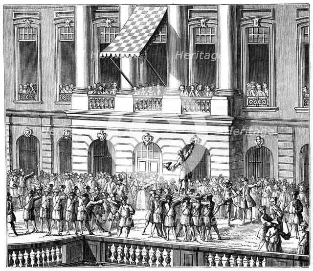 Louis XV in Strasbourg, 1744, (1885). Artist: Unknown