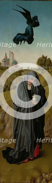 Saint Mary Magdalene (The Crucifixion Triptych), c. 1440. Artist: Weyden, Rogier, van der (ca. 1399-1464)