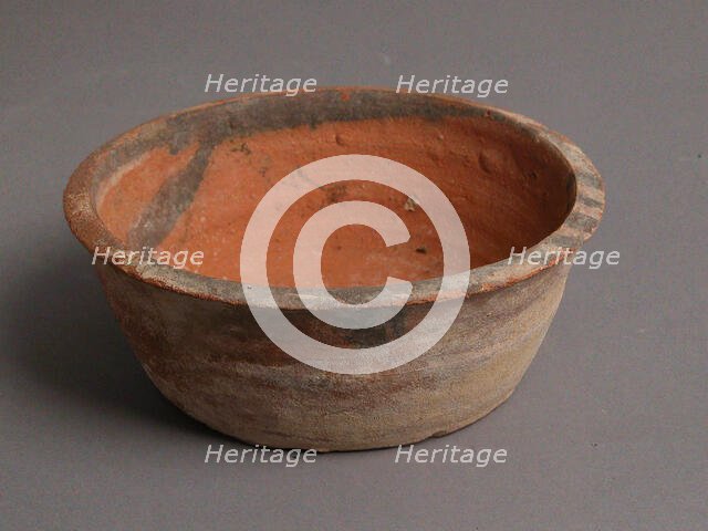 Bowl, Coptic, 4th-7th century. Creator: Unknown.