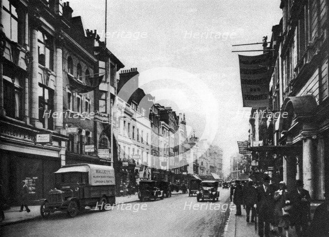 Looking south in New Bond Street, London, 1926-1927. Artist: Unknown