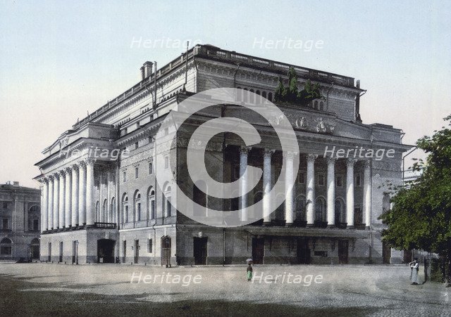 The Alexandrinsky Theatre, St Petersburg, Russia, c1890-c1905. Artist: Anon
