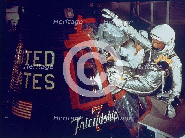 Friendship 7, February 20, 1962.  Creator: NASA.
