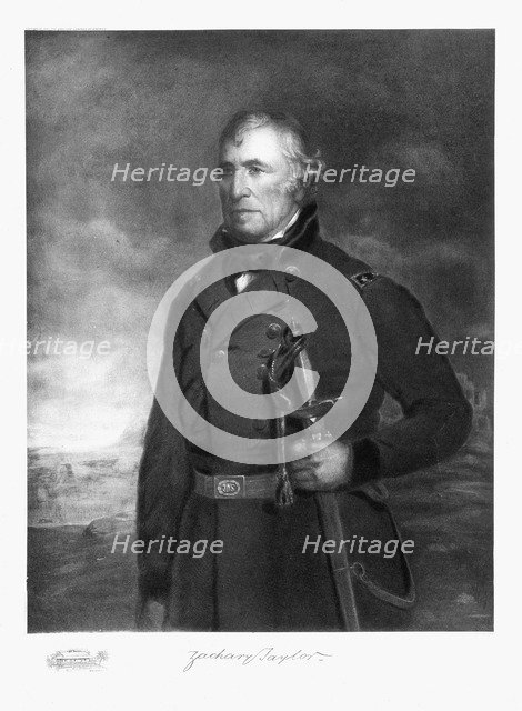 Zachary Taylor, 12th President of the United States of America, (1901). Artist: Unknown
