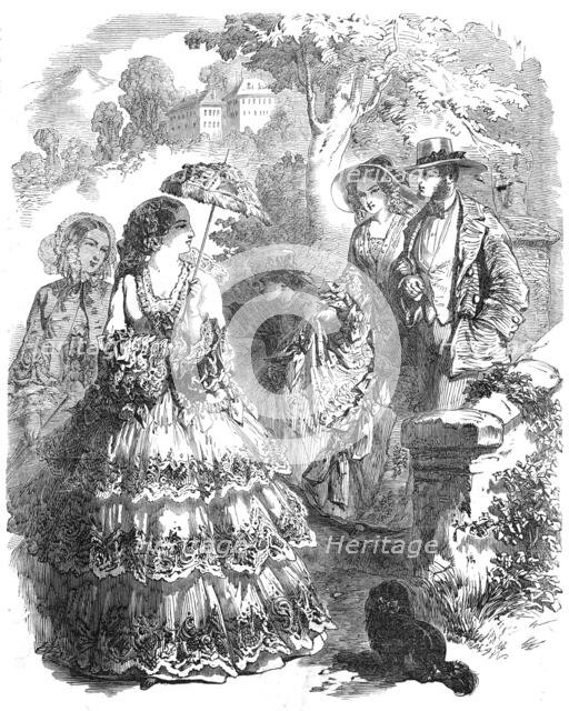 Paris Fashions for September, 1854. Creator: Unknown.