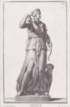 Statue of Diana, 1734. Creator: Giovanni Domenico Campiglia.