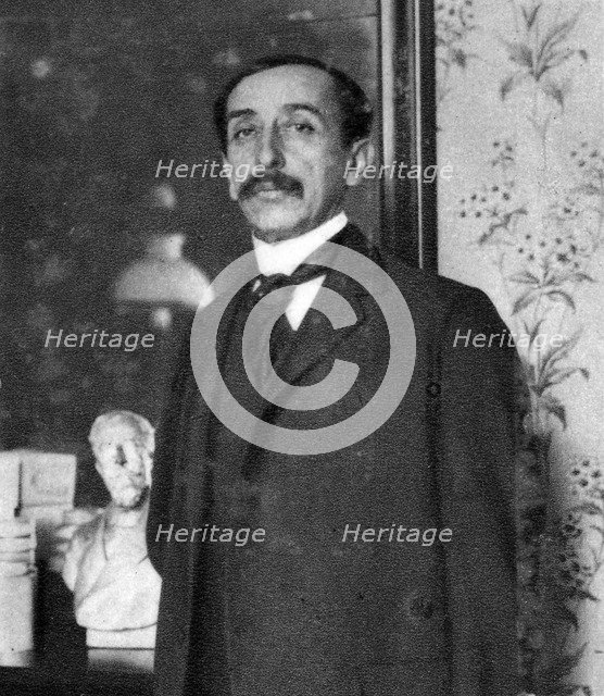 Maurice Barres, French journalist, novelist and politician, 1914. Artist: Unknown