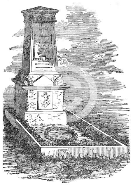 Monument to Lieutenant Ousely, R.N., at Kiel, 1856.  Creator: Unknown.
